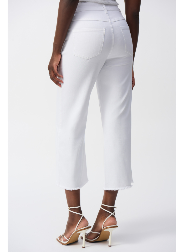 Joseph Ribkoff 251901 Białe spodnie zdobione dżetami