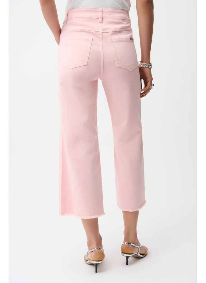 Joseph Ribkoff 251901 Jasno różowe spodnie zdobione dżetami