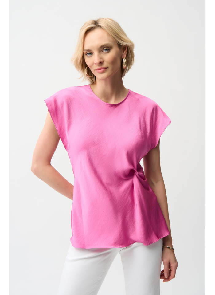 Joseph Ribkoff 261149 Bluzka z efektownym podpięciem w talii.