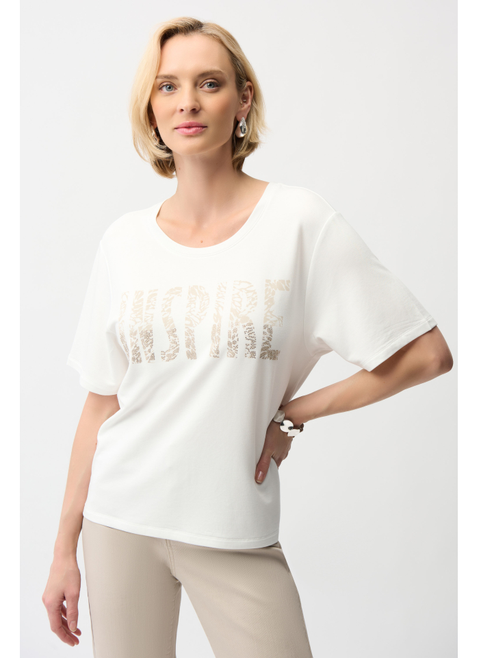 Joseph Ribkoff 261967 Bluzka z krótkim rękawem.