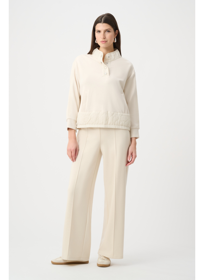 Joseph Ribkoff 263625 Kremowa bluza w sportowym stylu