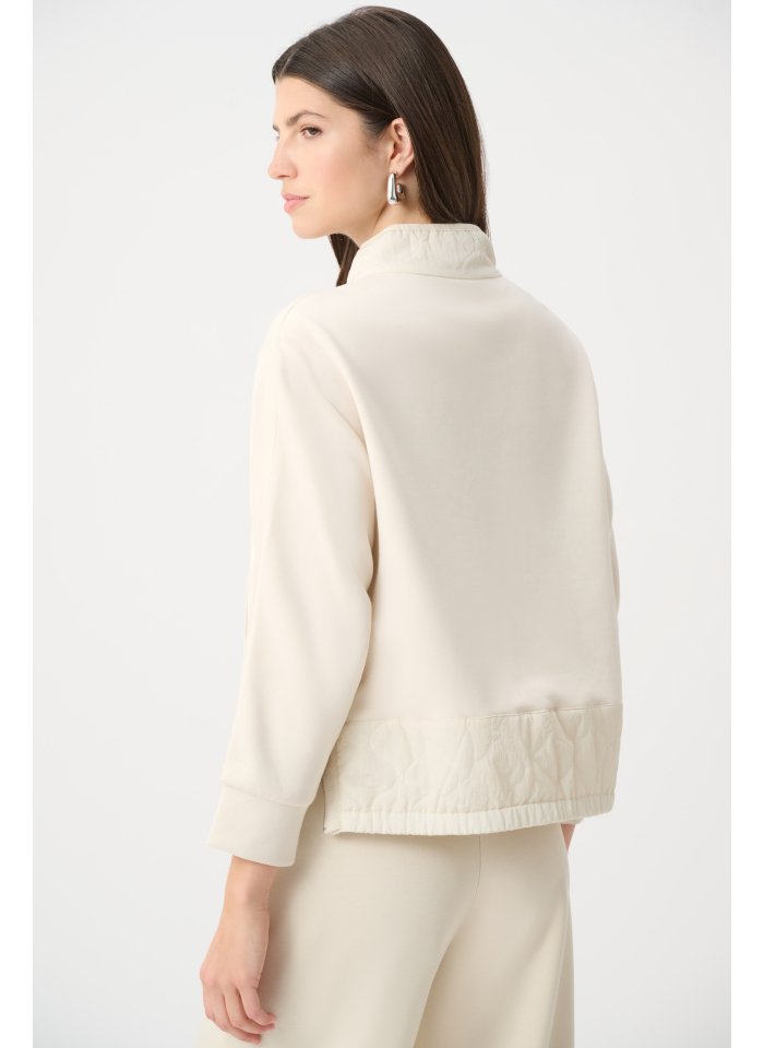 Joseph Ribkoff 263625 Kremowa bluza w sportowym stylu