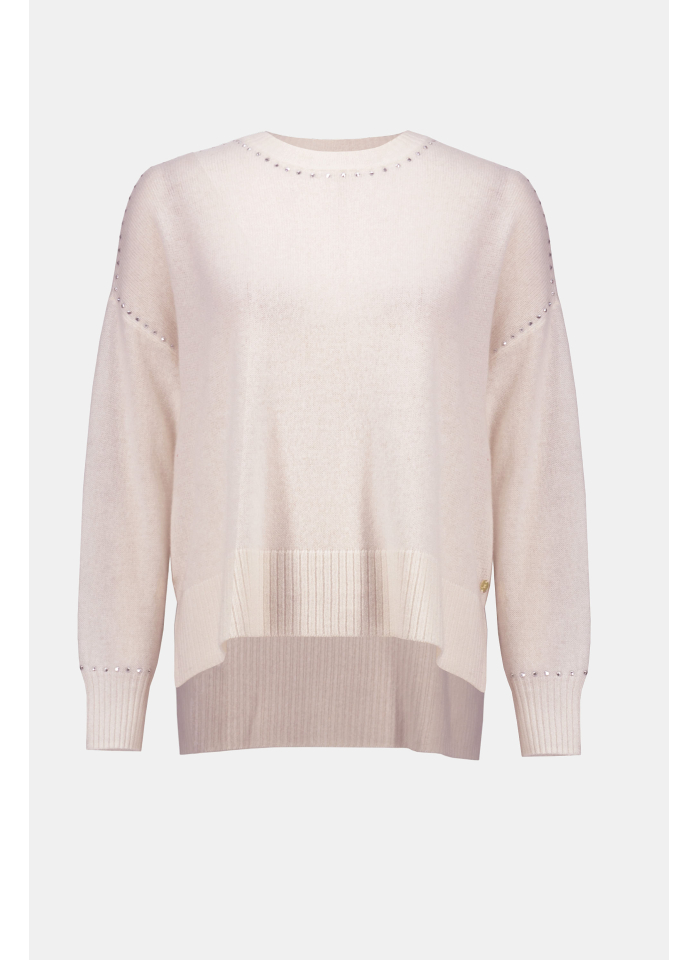 Joseph Ribkoff 253980 różowy sweter kaszmirowy