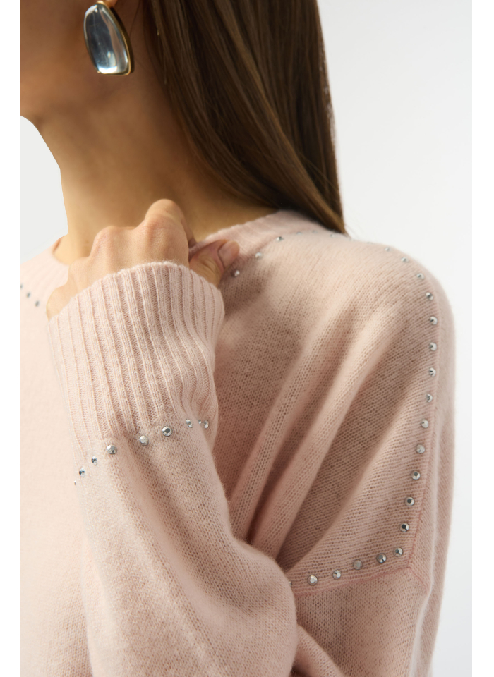 Joseph Ribkoff 253980 różowy sweter kaszmirowy