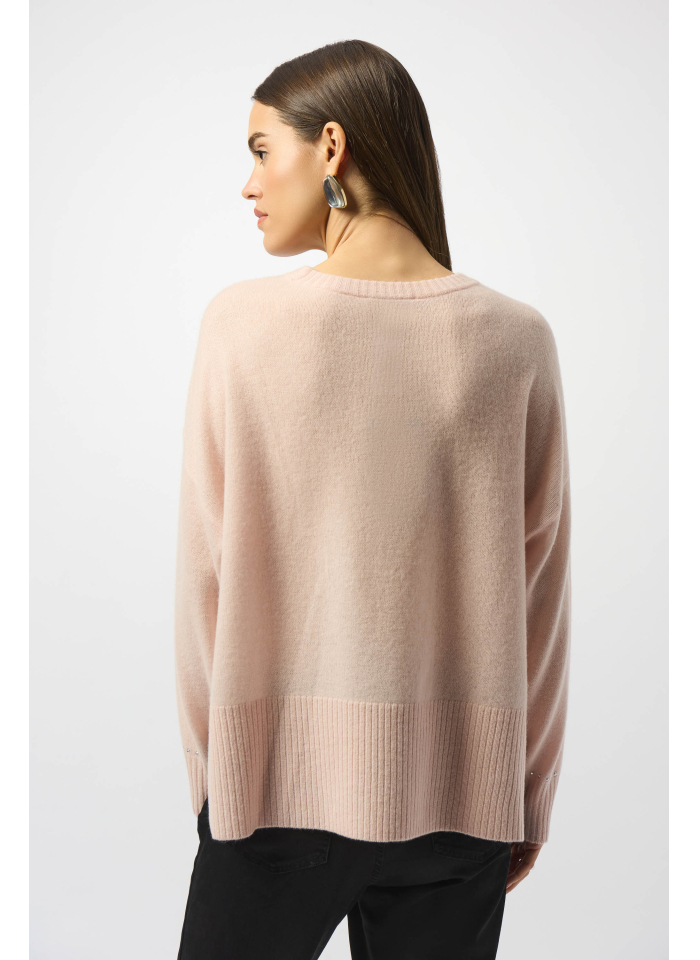 Joseph Ribkoff 253980 różowy sweter kaszmirowy